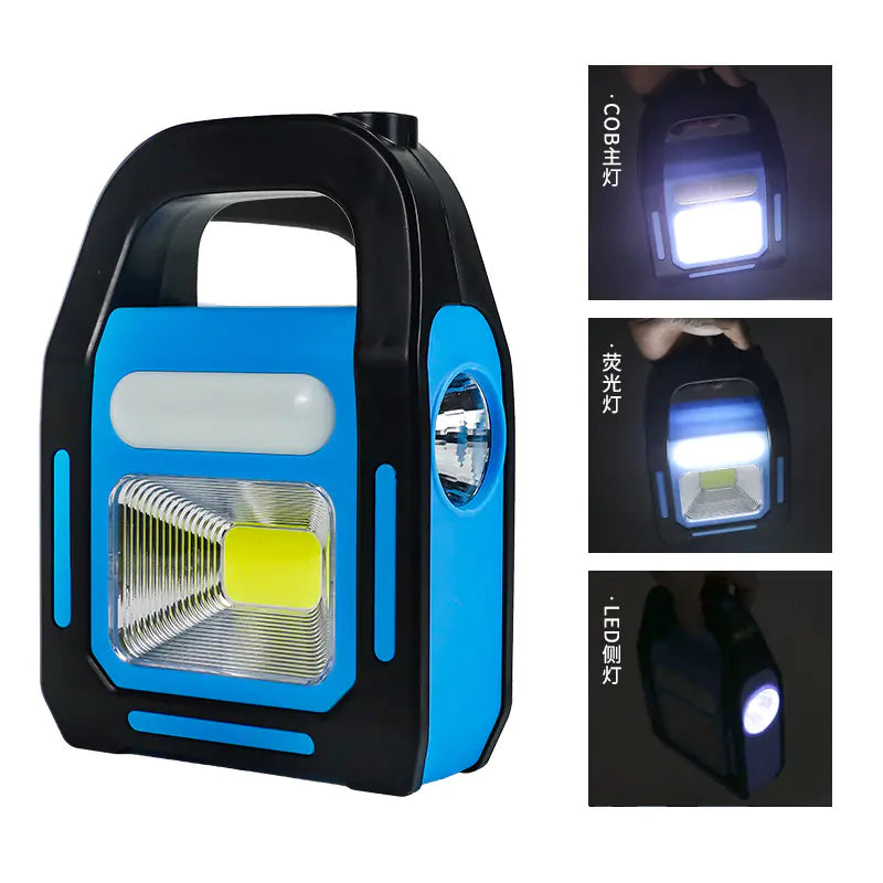 Portable Solar Camping Lantern with USB Charging